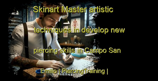 Skinart Master artistic techniques in develop new piercing skills in Campo San Emilio | PiercingTraining | PiercingClasses | SkinartTraining-Mexico
